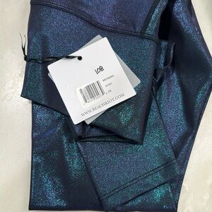 Beach Riot women’s metallic shimmer leggings, size XS, new with tags